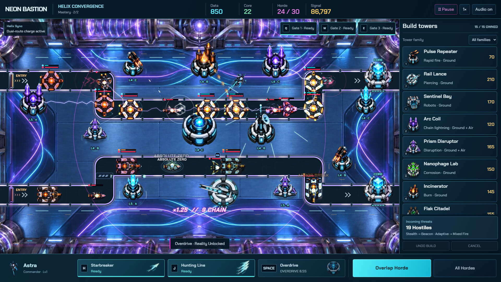 Neon Bastion screenshot 1