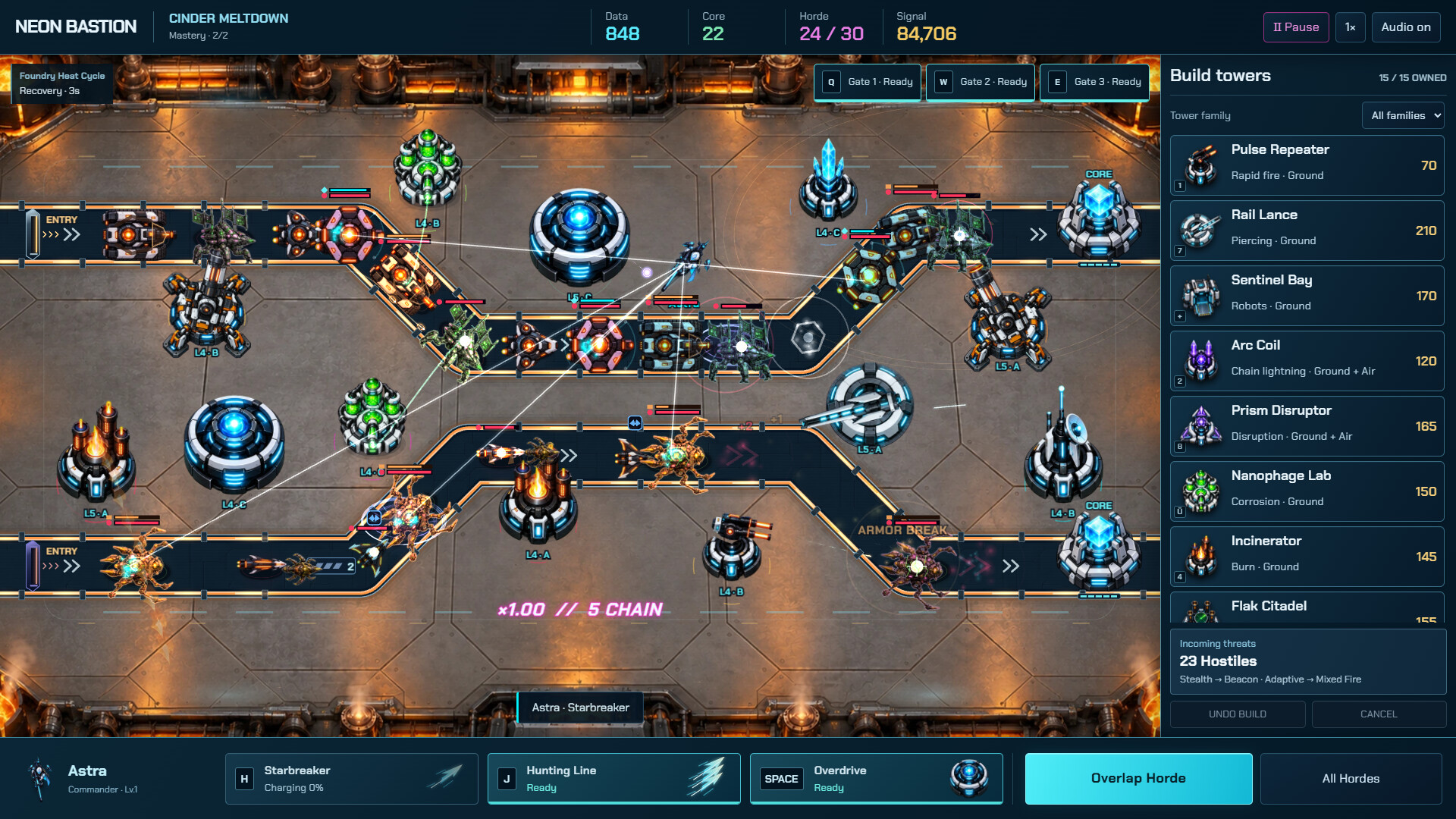 Neon Bastion screenshot 4