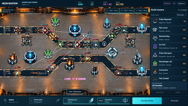 Neon Bastion screenshot 4