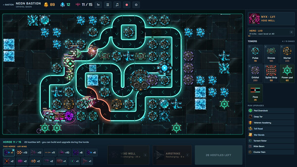 Neon Bastion screenshot 4