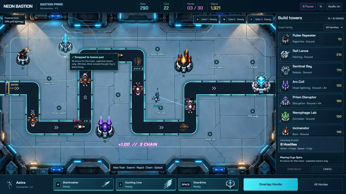 Neon Bastion video 1