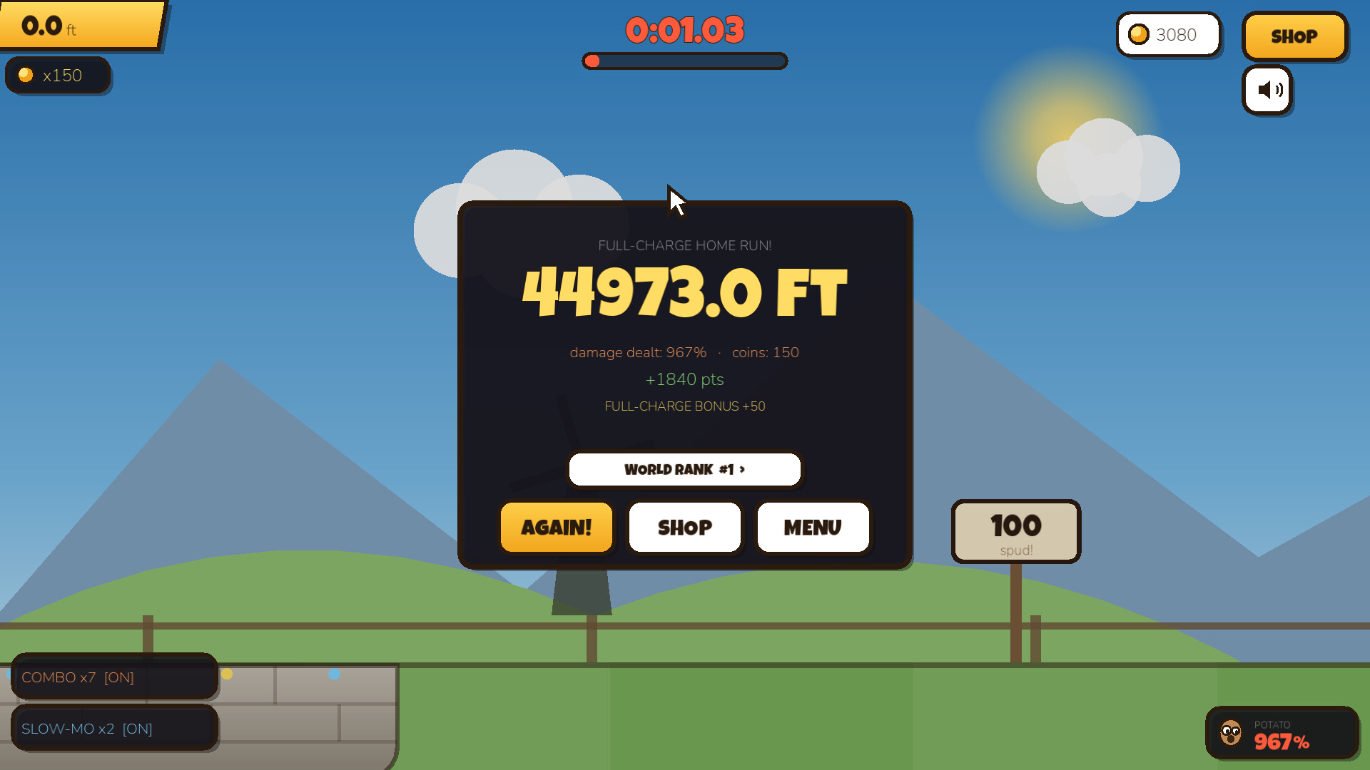 Silly Potato — Home-Run Edition — gameplay screenshot 6