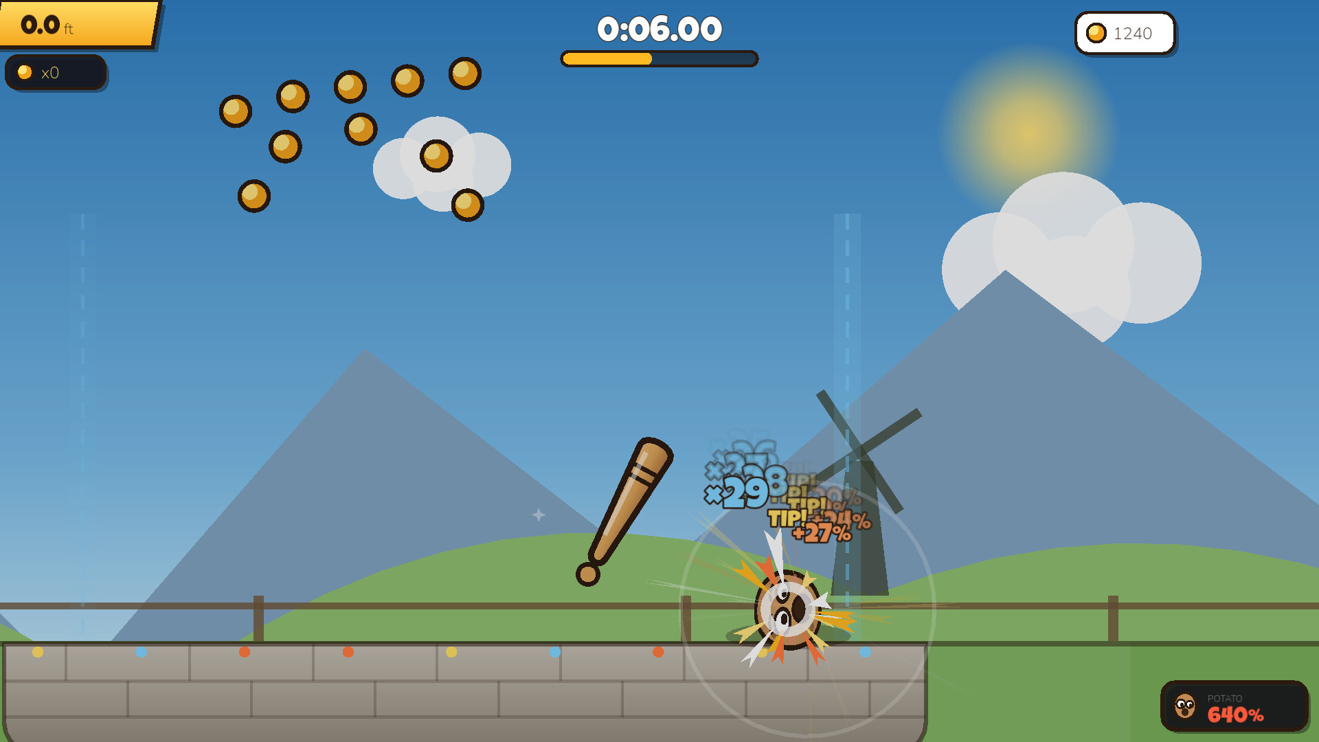 Silly Potato — Home-Run Edition — gameplay screenshot 2
