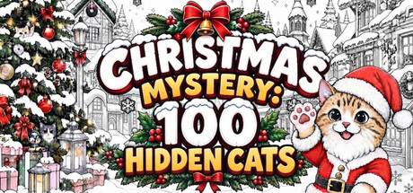 Christmas Mystery: 100 Hidden Cats