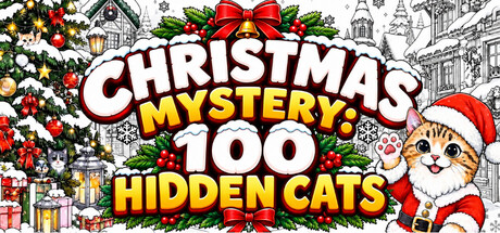 Christmas Mystery: 100 Hidden Cats
