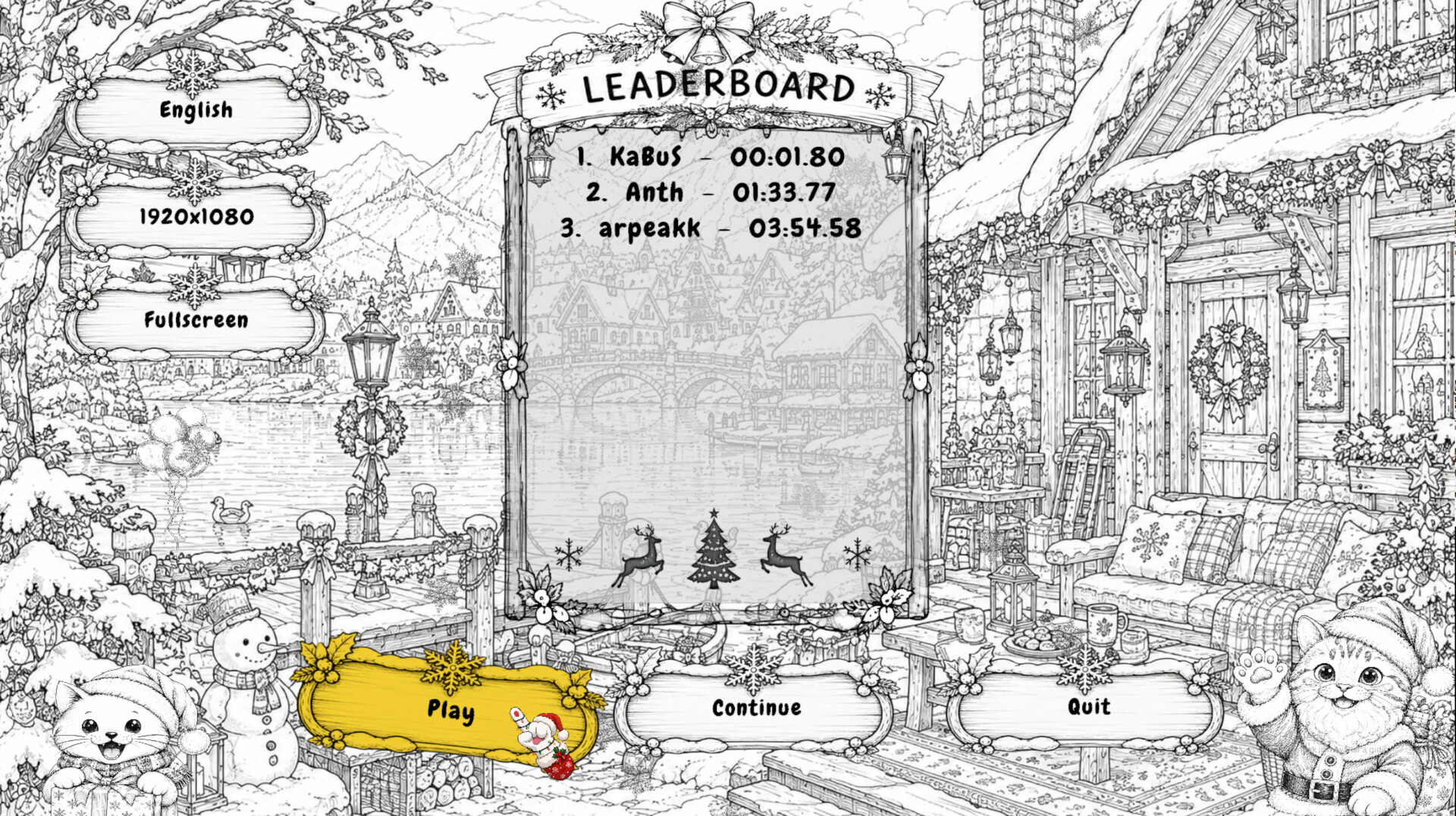 Christmas Mystery: 100 Hidden Cats screenshot #3