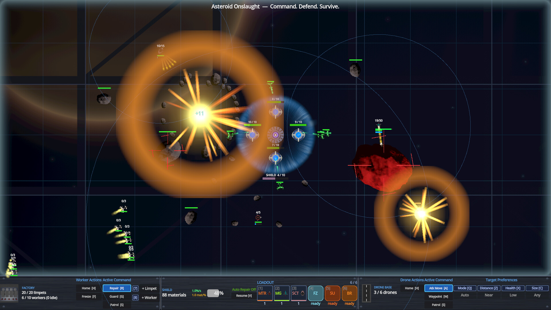 Asteroid Onslaught: Command. Defend. Survive. screenshot #9
