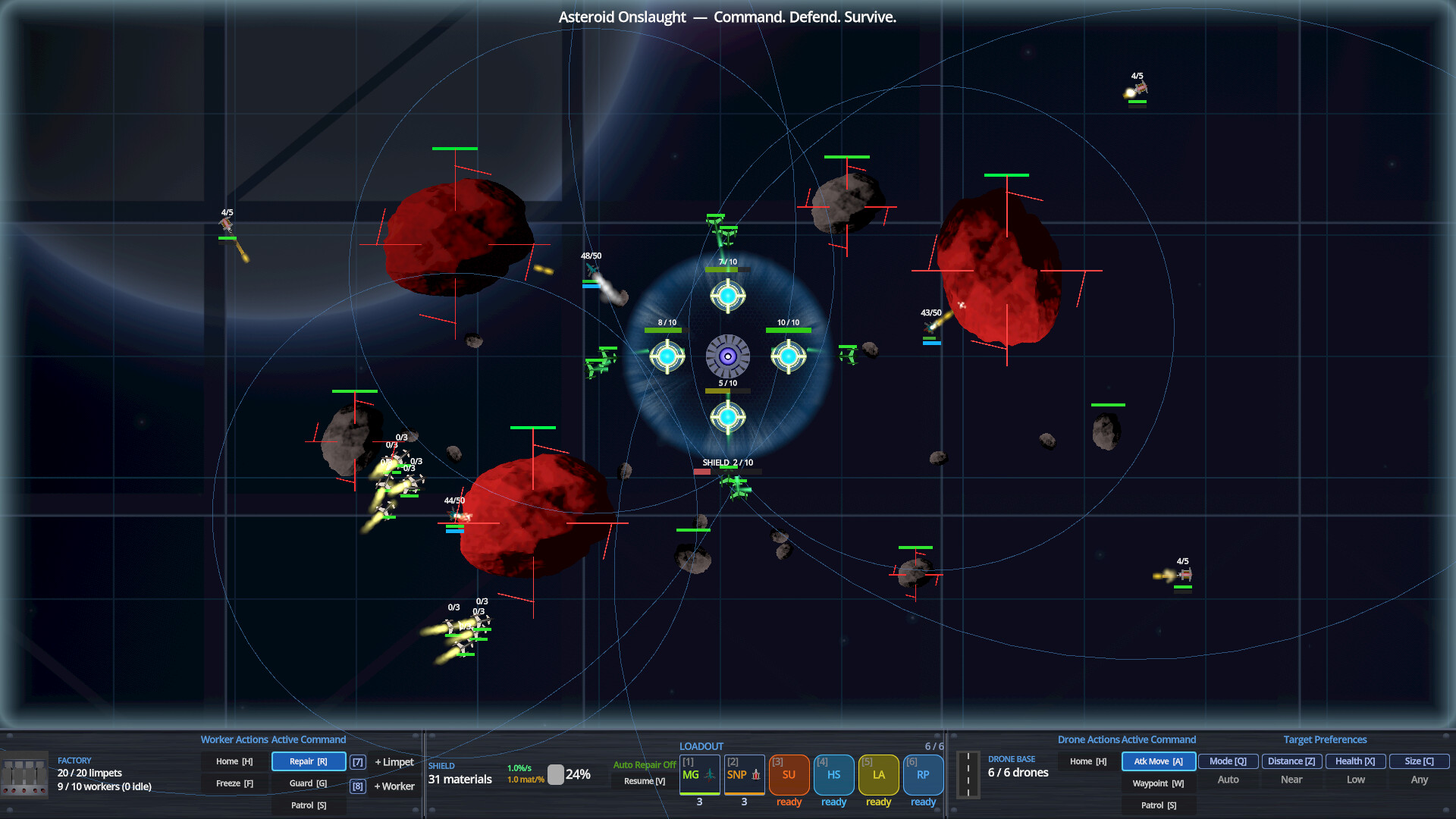 Asteroid Onslaught: Command. Defend. Survive. screenshot #7