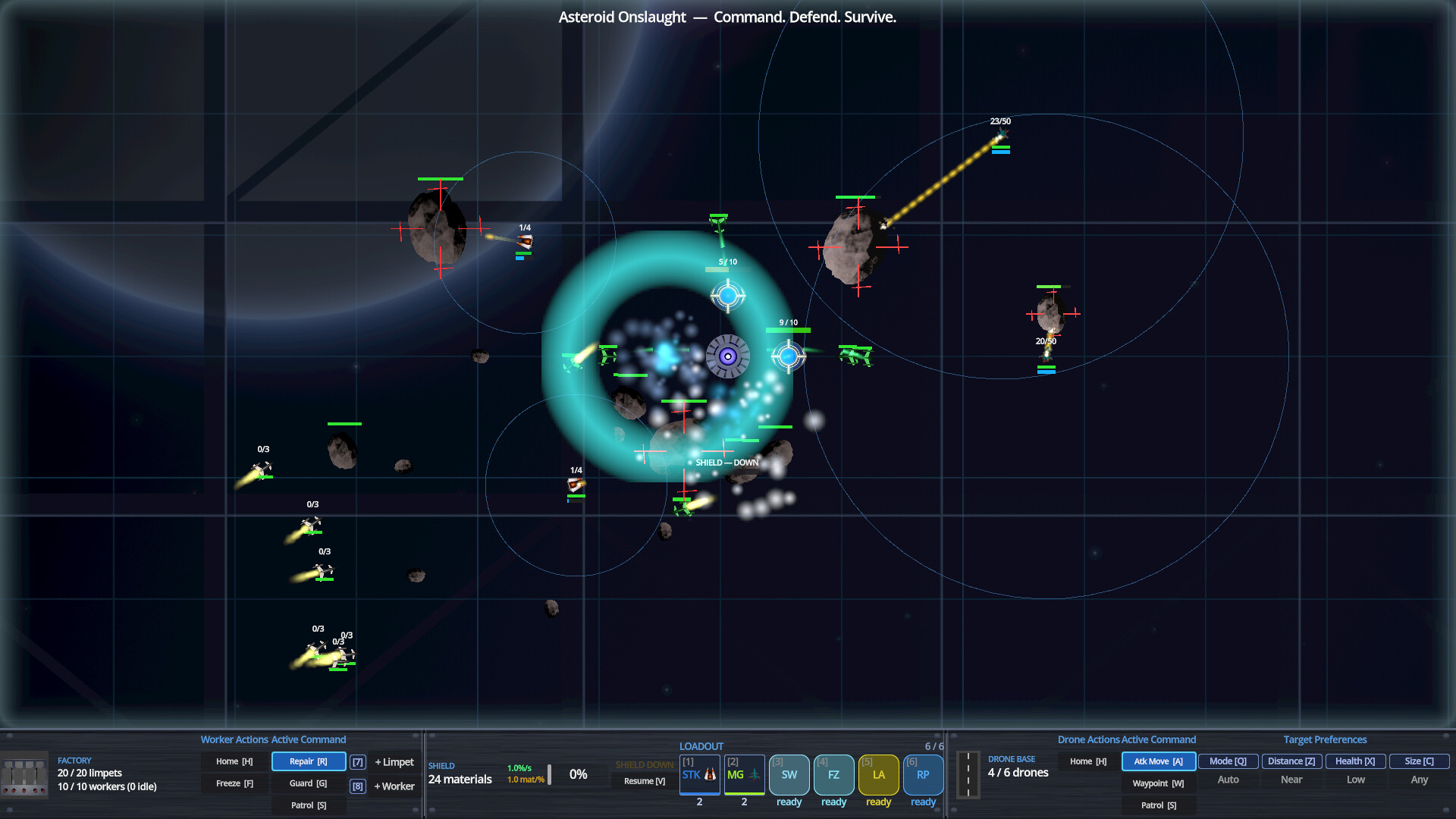 Asteroid Onslaught: Command. Defend. Survive. screenshot #10