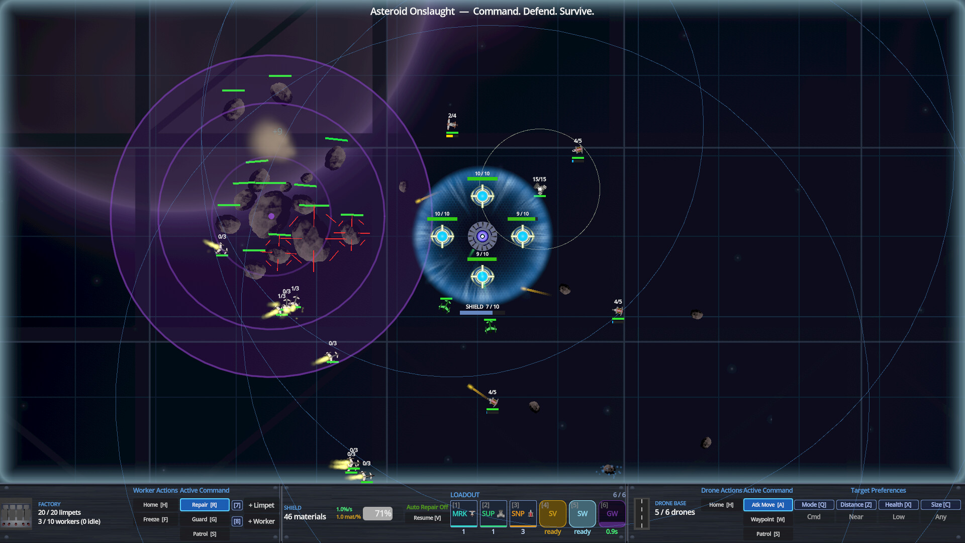 Asteroid Onslaught: Command. Defend. Survive. screenshot #5
