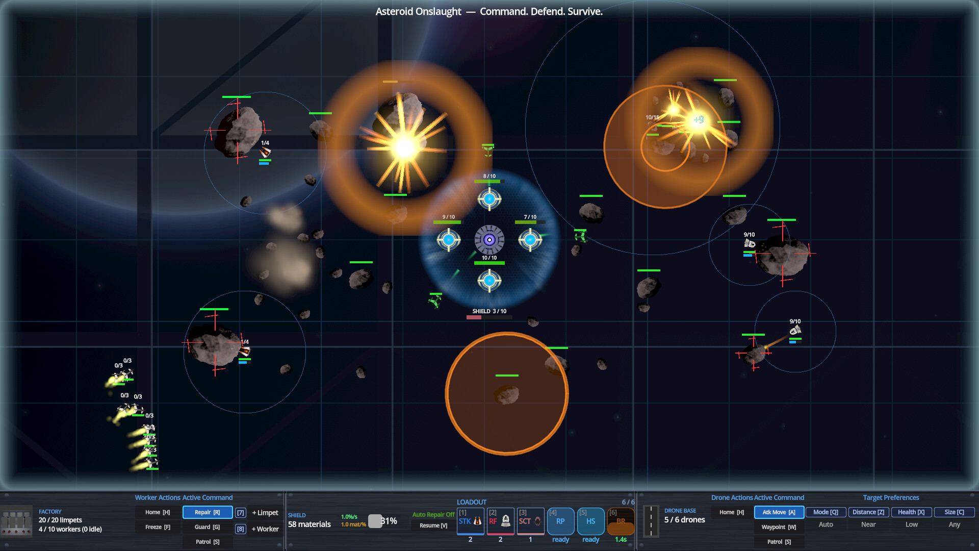 Asteroid Onslaught: Command. Defend. Survive. screenshot #4