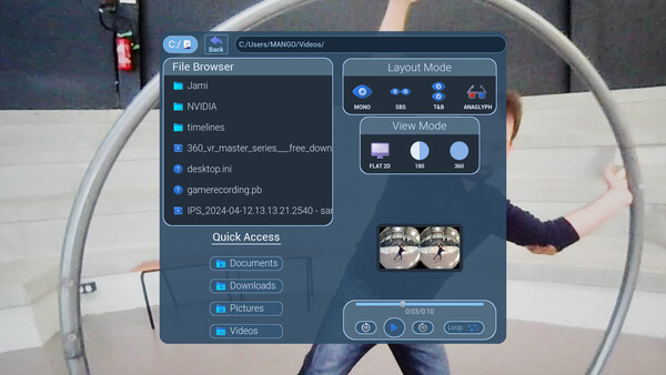 Universal Media Player - VR & Desktop screenshot 5