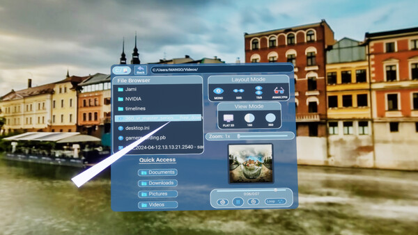 Universal Media Player - VR & Desktop screenshot 2