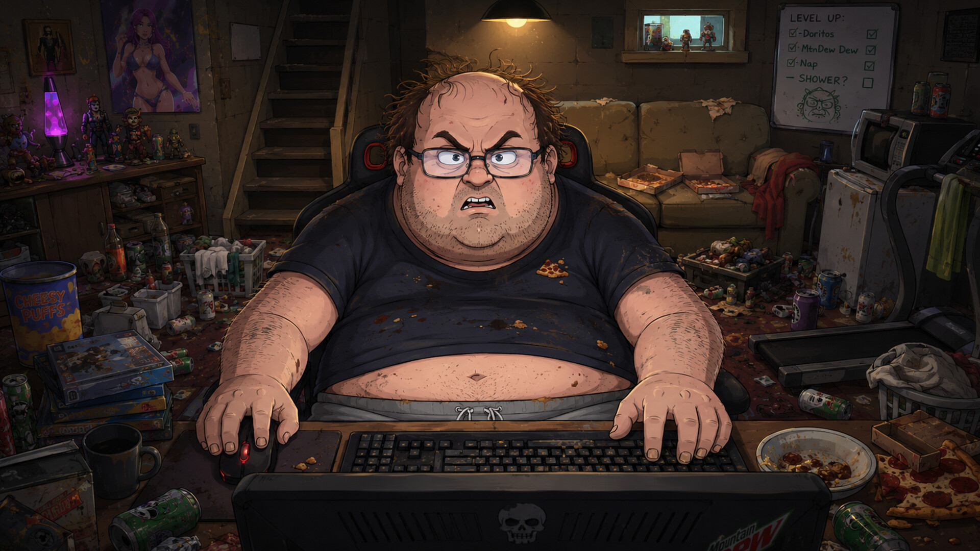 Slap the Gamer — gameplay screenshot 1