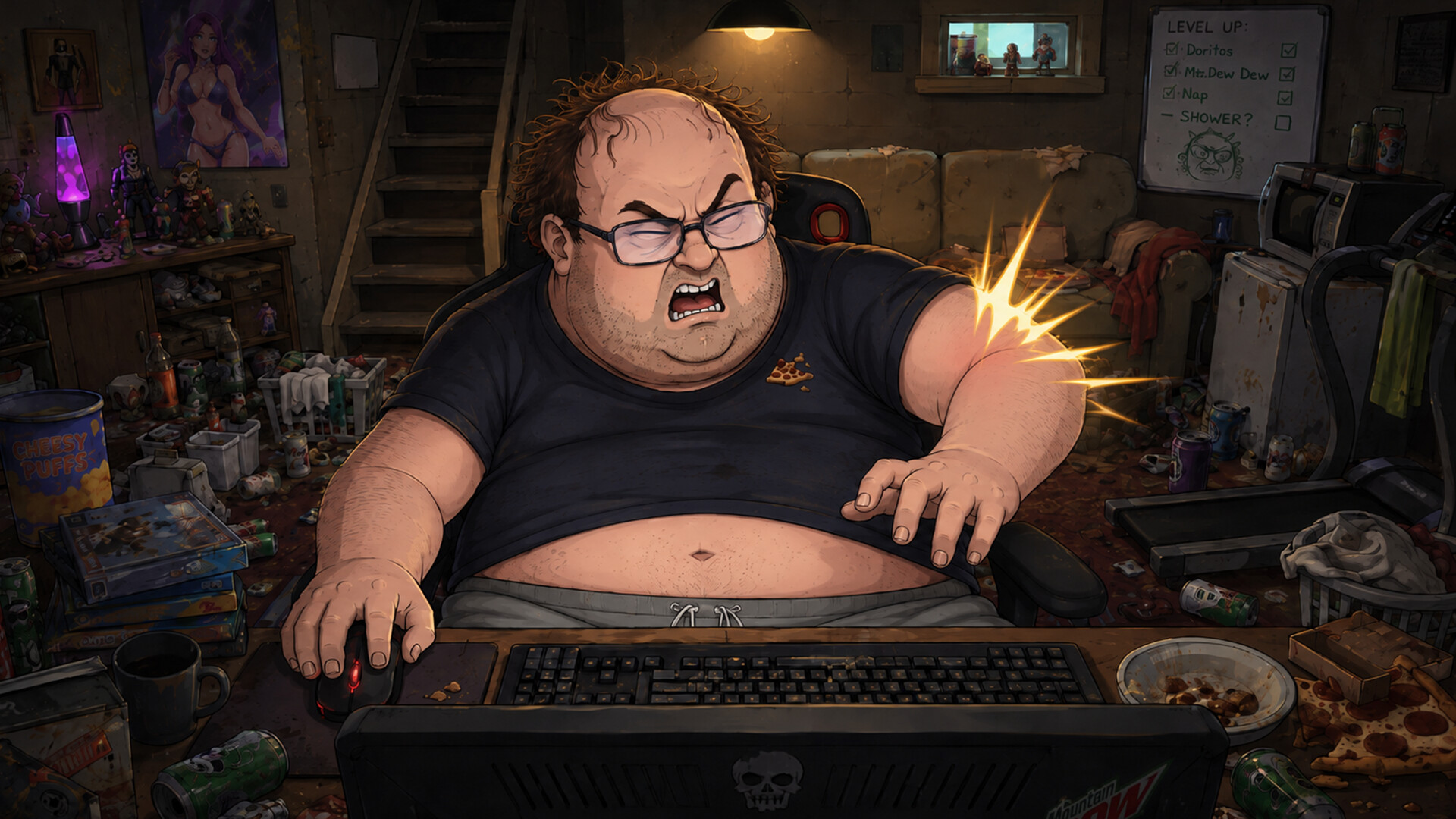 Slap the Gamer — gameplay screenshot 4
