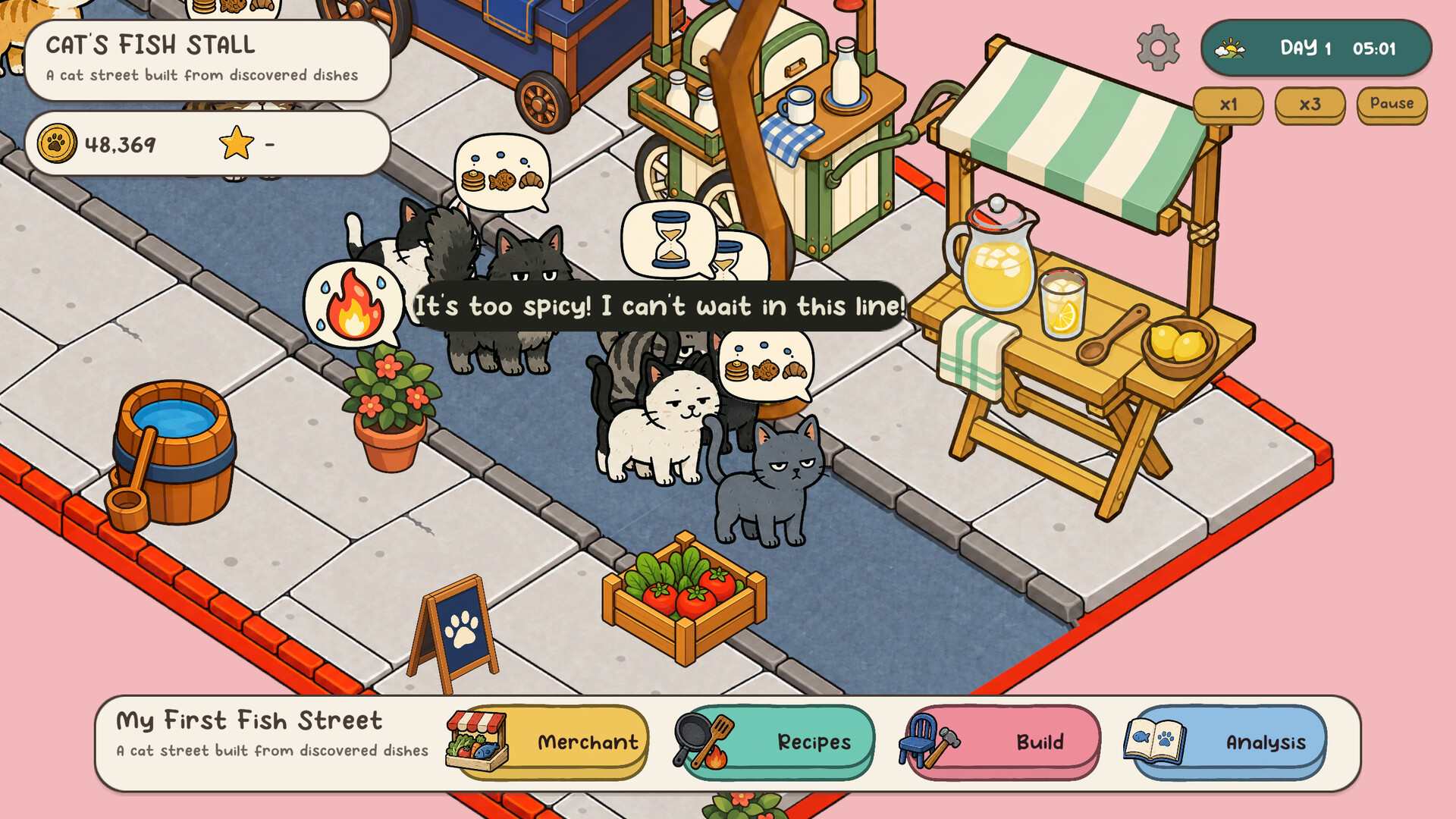Cat's Fish Stall screenshot #2