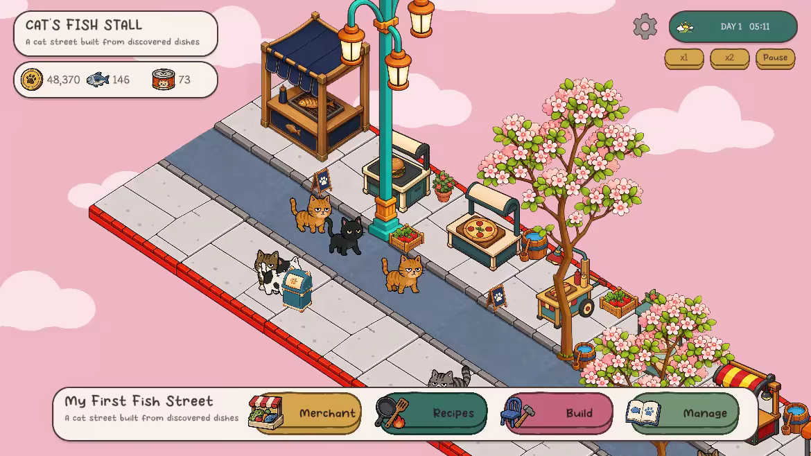 Cat's Fish Stall video 8