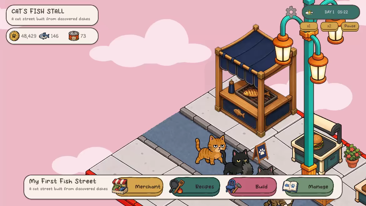 Cat's Fish Stall video 4