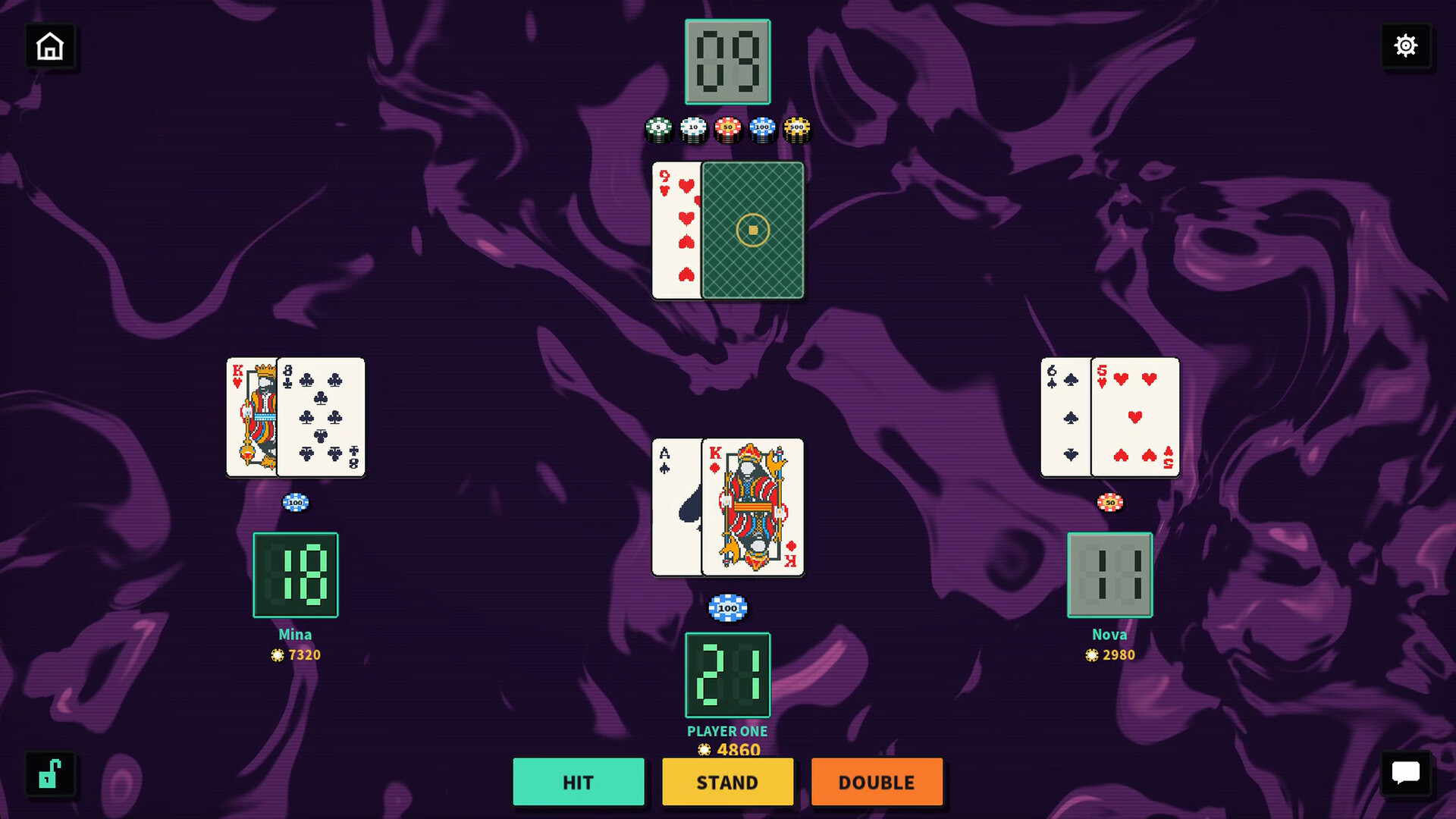 Pixel BlackJack  -  二十一点 screenshot 7