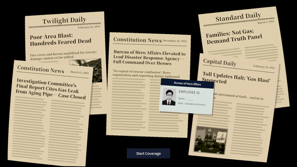 Bureau of Hero Affairs Demo screenshot 3