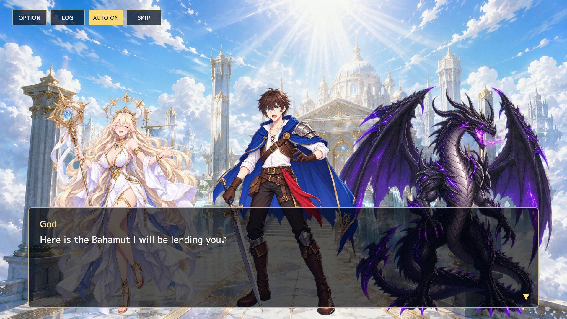 Defeat the Demon King with a Financed Bahamut screenshot #1