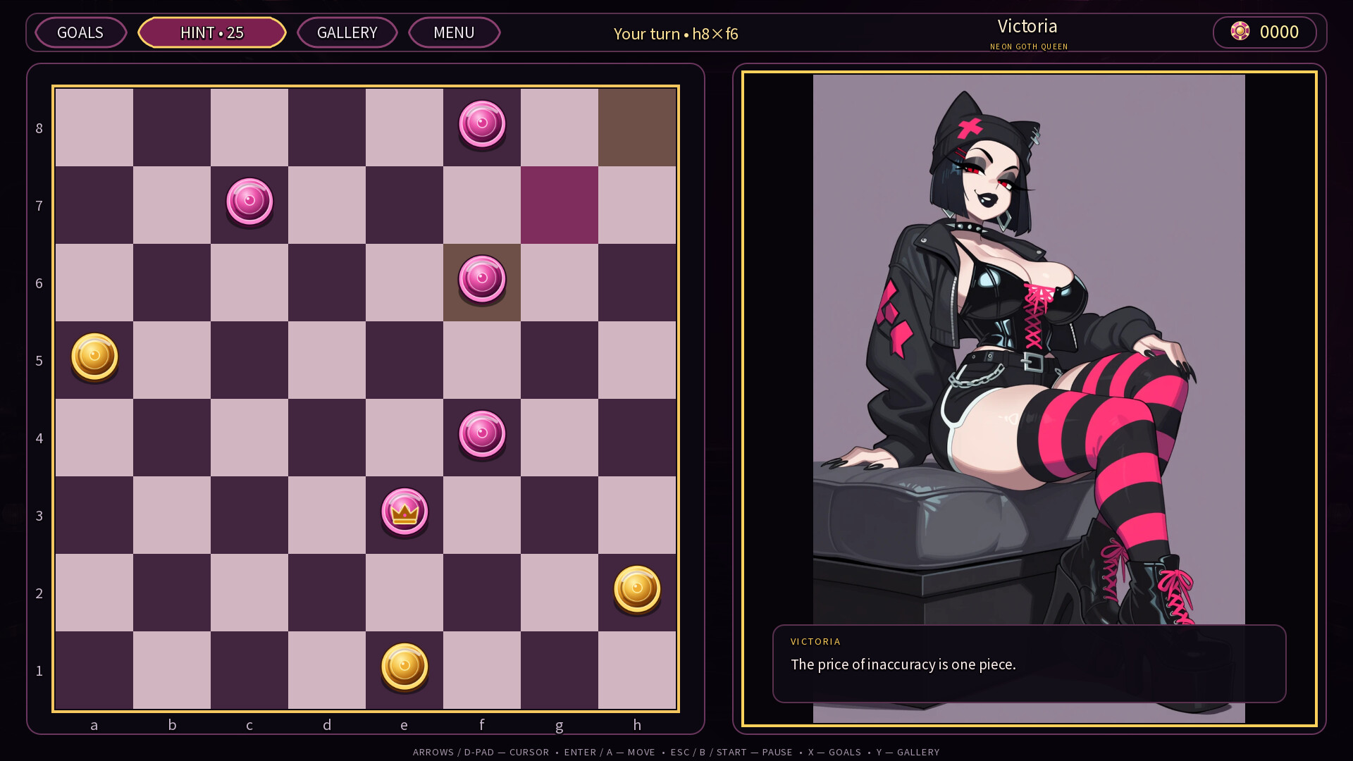 Waifu Strip Duel: Hentai Checkers screenshot 5