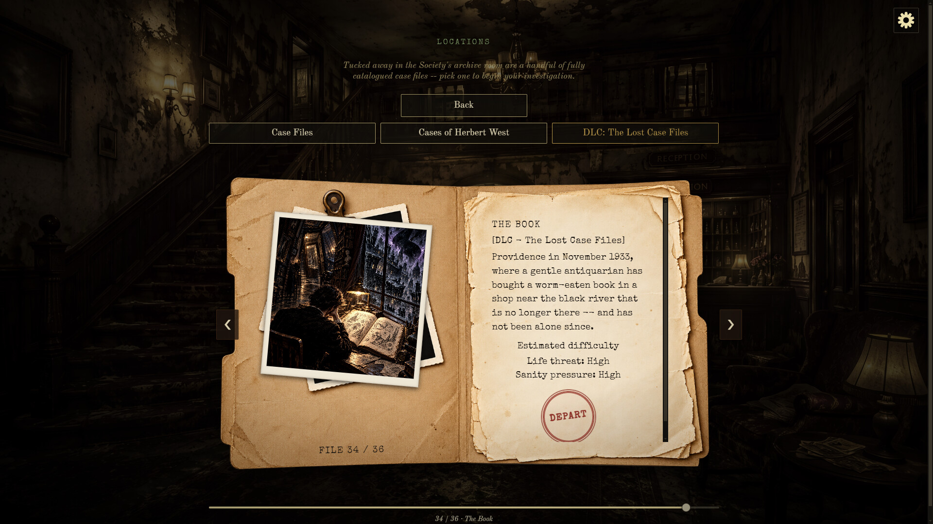 Dark Dice: Cthulhu Investigation Log - Expansion Pack (The Lost Case Files) — скриншот 1