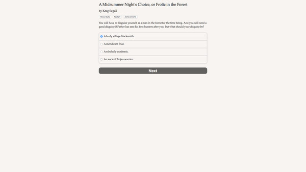 A Midsummer Night's Choice