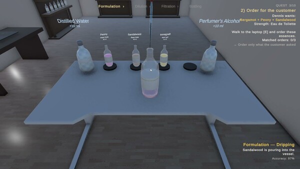 Perfumer's Life Simulator 스크린샷 1