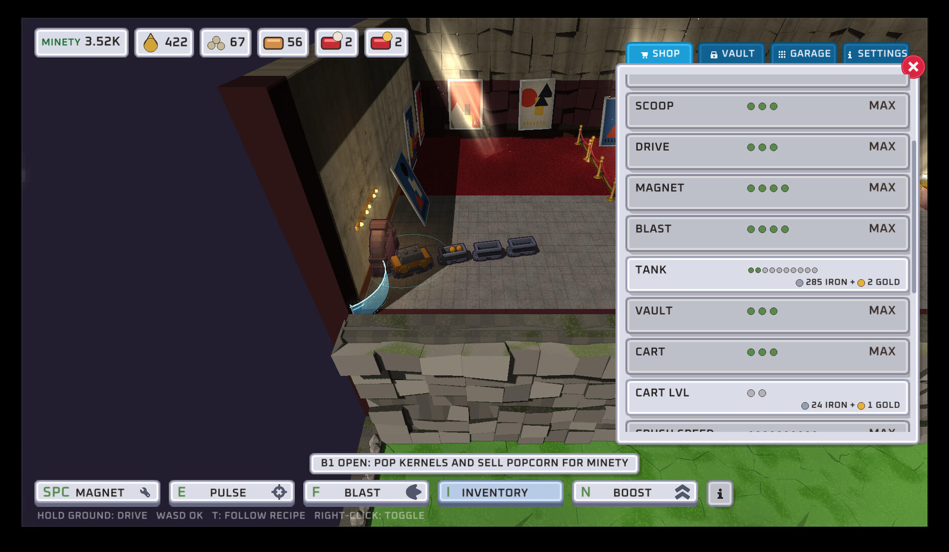 Minevester: Carry and Build screenshot #1