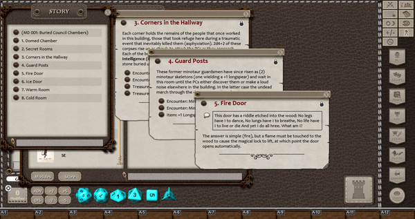 Fantasy Grounds - 5E: Mini-Dungeon #001 - Buried Council Chambers