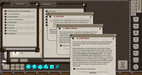 Fantasy Grounds - 5E: Mini-Dungeon #001 - Buried Council Chambers