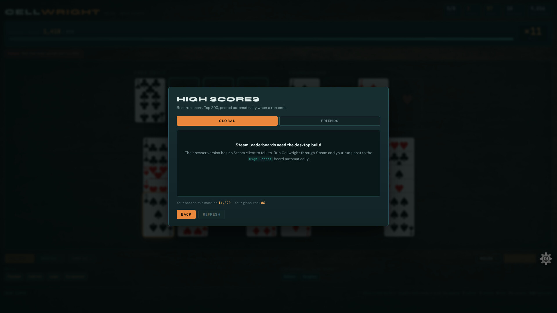 Cellwright - A FreeCell Roguelike screenshot 7