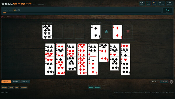Cellwright - A FreeCell Roguelike screenshot 5