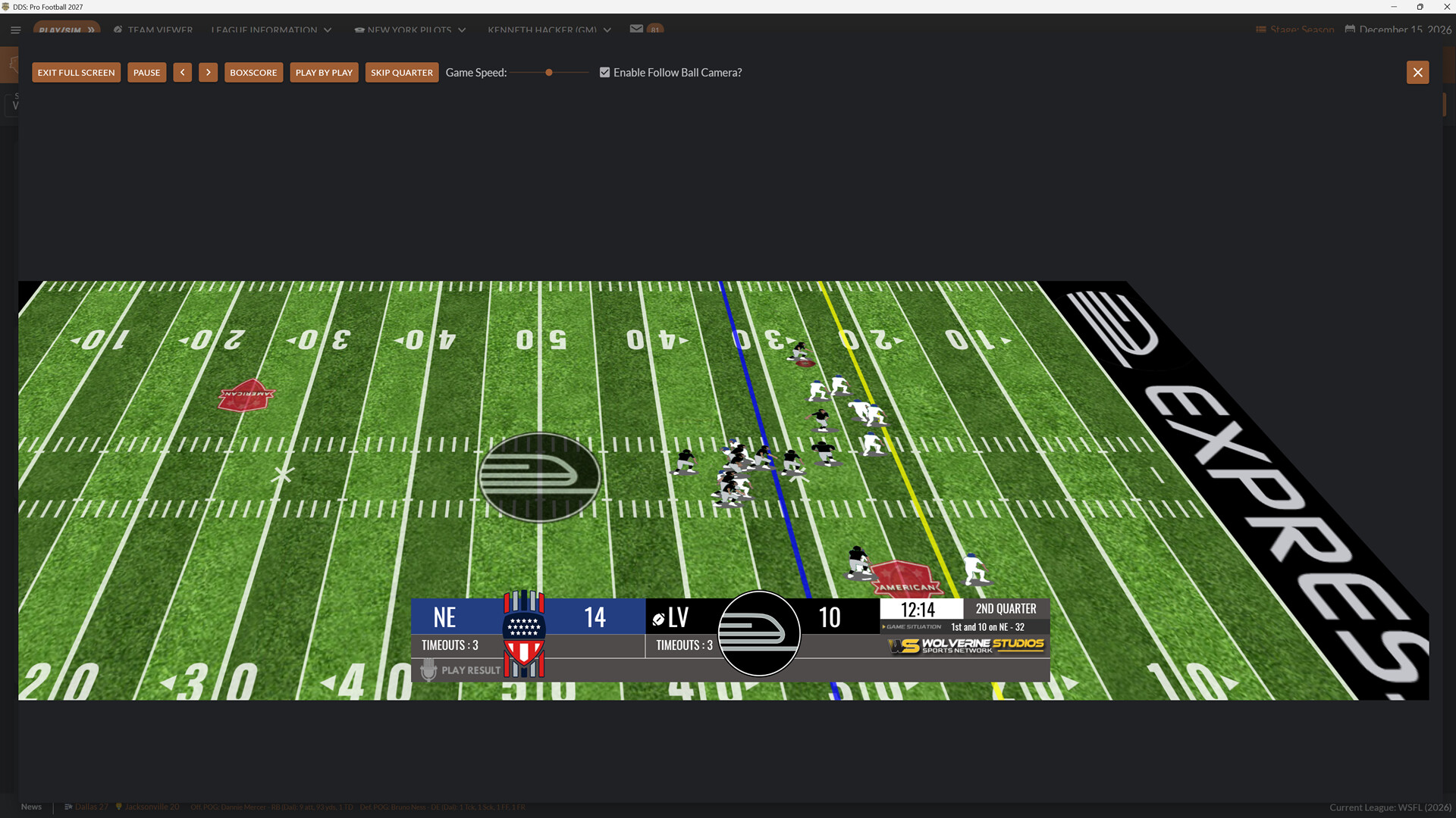 Draft Day Sports: Pro Football 27 screenshot 7