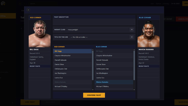 Fight Manager Screenshot
