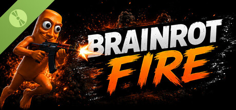 Poster Brainrot Fire Demo