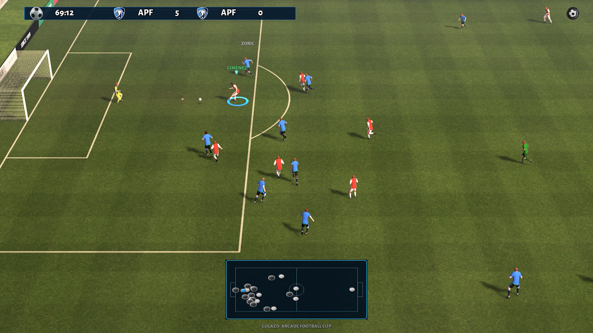 Golazo: Arcade Football Cup — gameplay screenshot 2