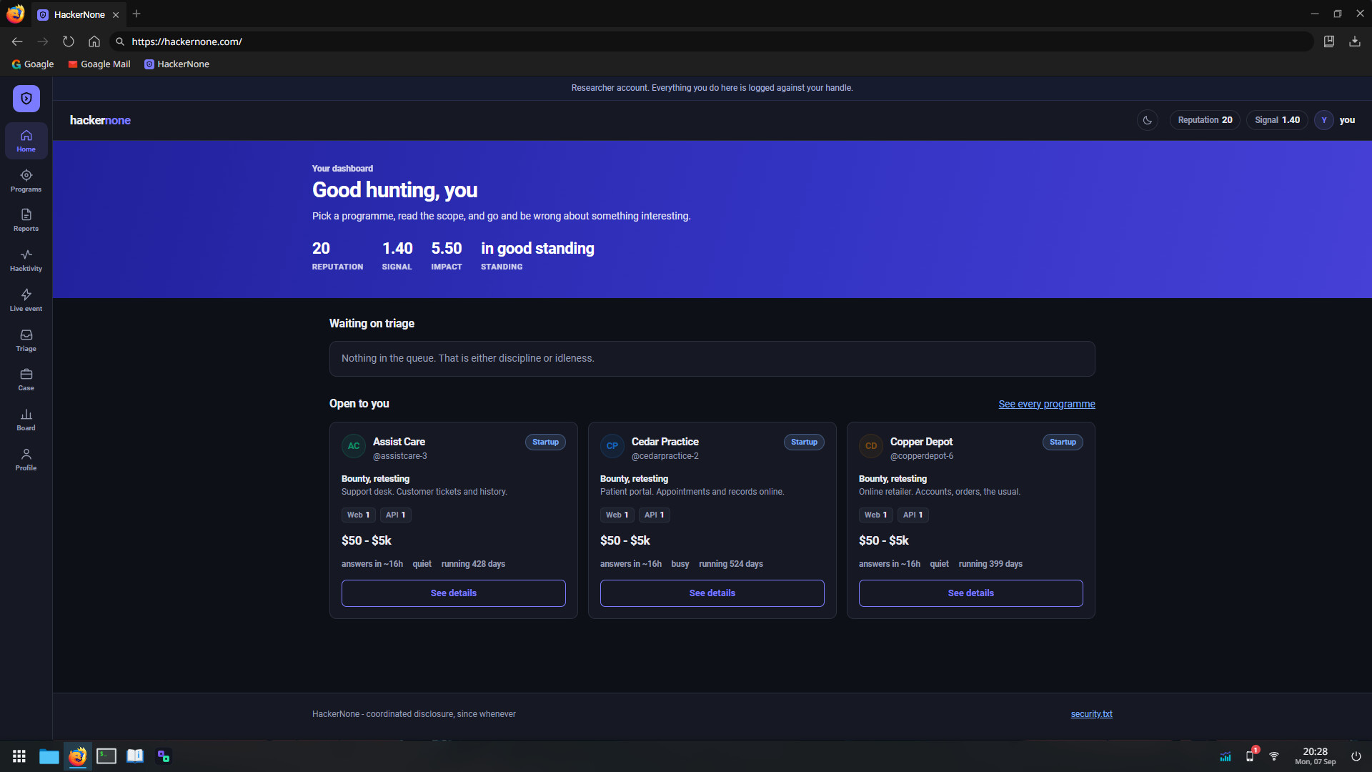 Hackhub: Bug Bounty Featured Screenshot #1