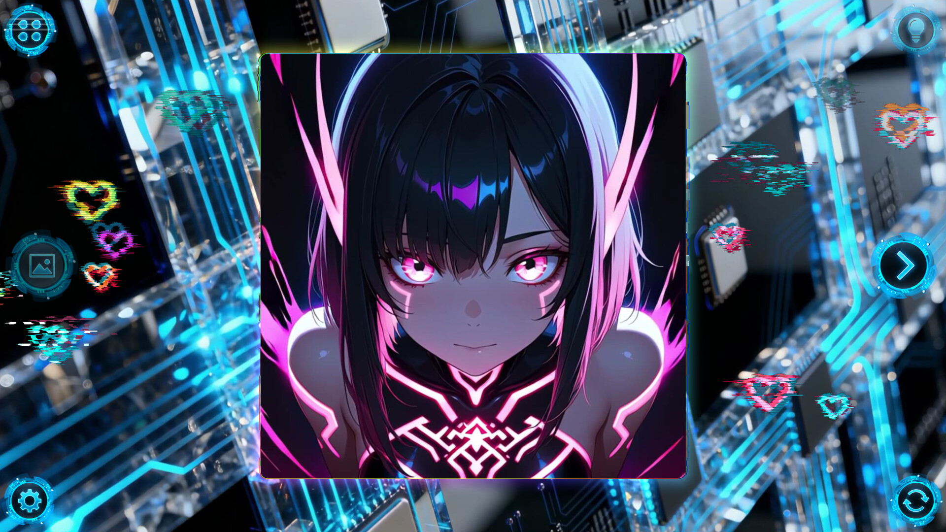 NEONOVA Puzzle: Blue