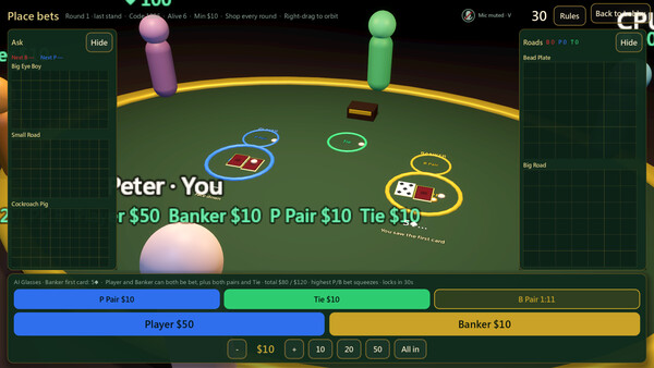 Duel Baccarat screenshot 2