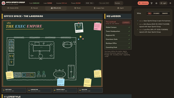 Homegrown: Sports Agent Empire screenshot 4