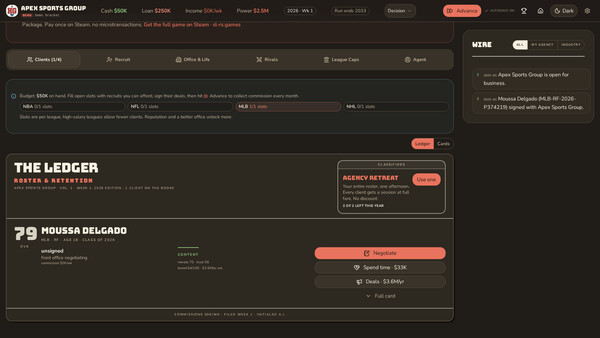 Homegrown: Sports Agent Empire screenshot 2