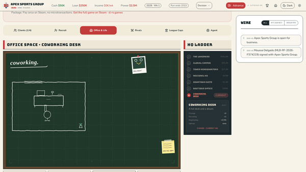 Homegrown: Sports Agent Empire screenshot 4