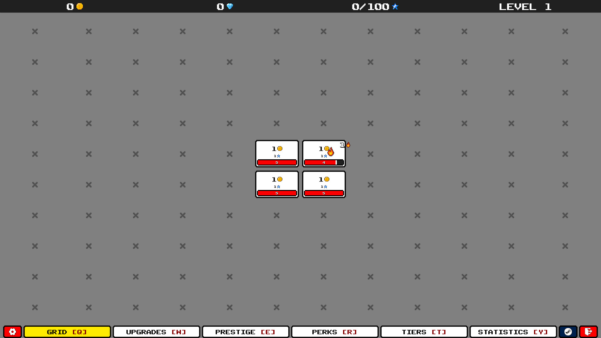 Hover Idle: Grid Master