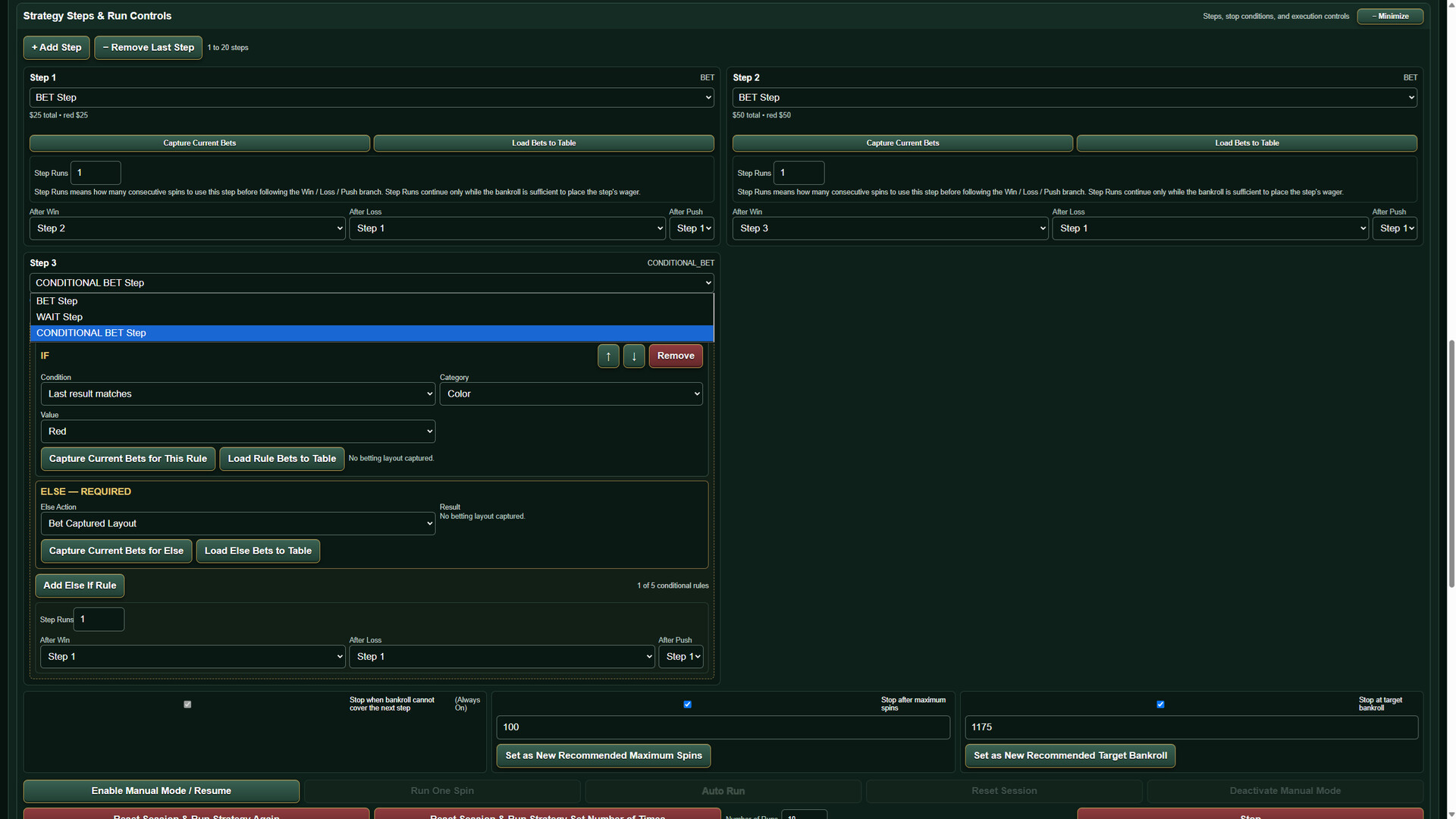 Roulette Strategy Research Lab screenshot 2