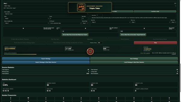 Roulette Strategy Research Lab screenshot 4