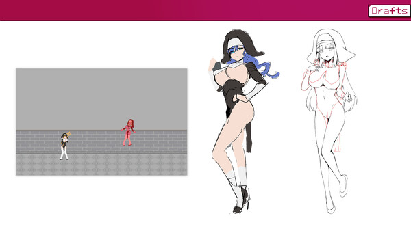 Sister Leticia: The First Mission! - Artbook screenshot 3