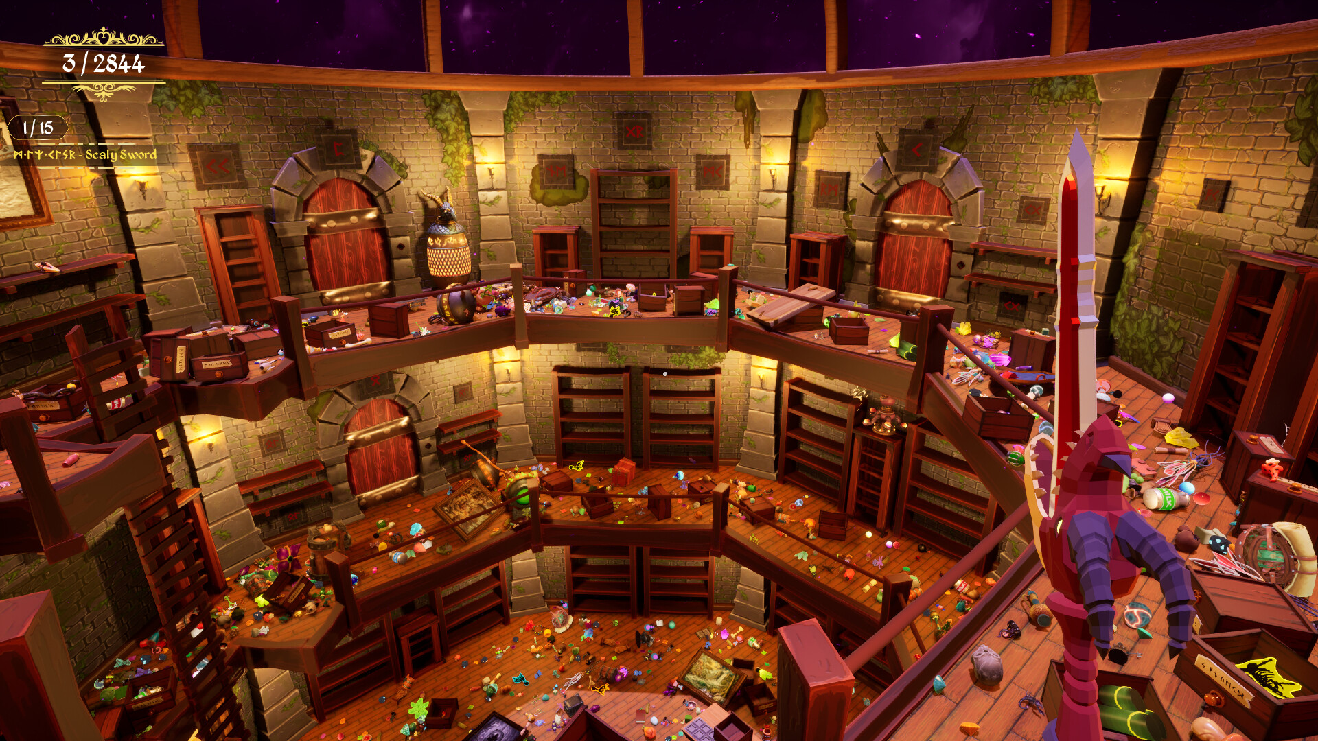 Magical Rune Tower: Sort the Alchemist Towerのスクリーンショット 1