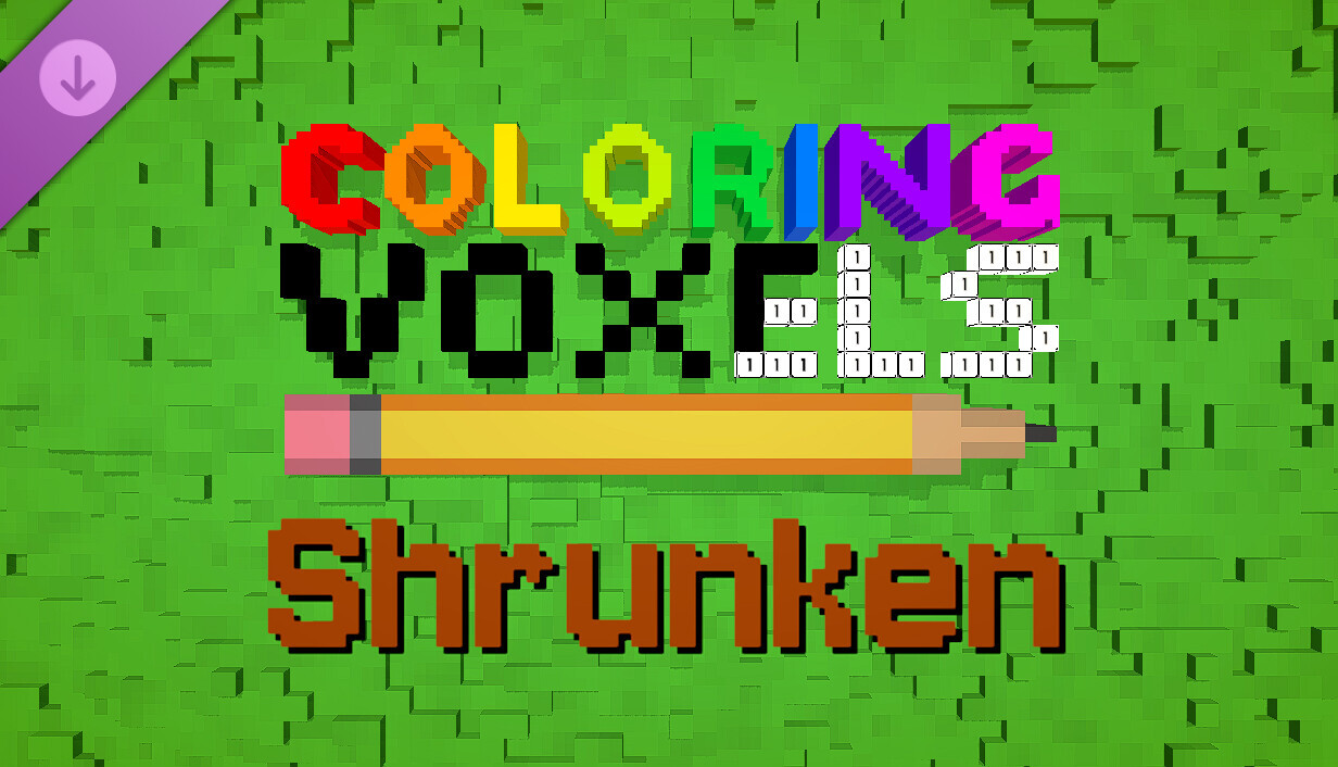 Coloring Voxels - Shrunken Pack cover art